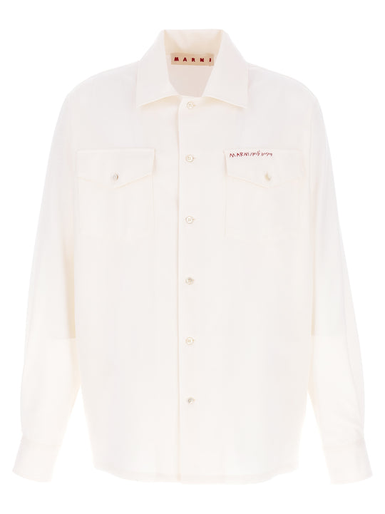 Tropical Shirt And Blouse White