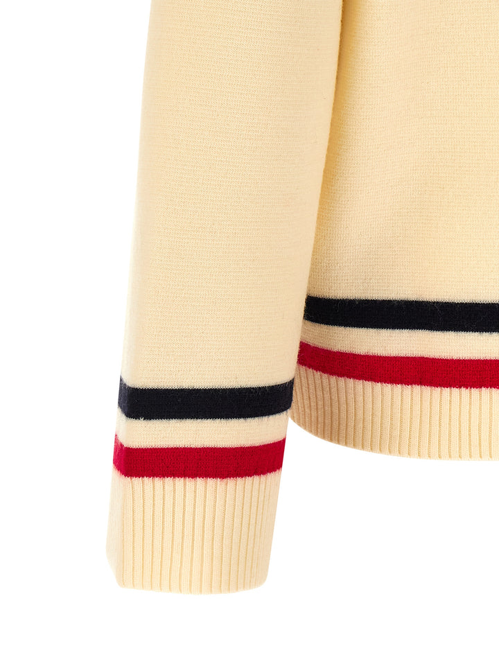 Marni Logo Embroidery Sweater Sweaters and Cardigans - Beige | f6c209875849e7fdf9c3f1b57f66dbf3cdf749ff