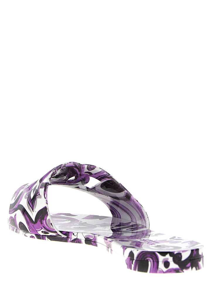 Dolce & Gabbana Beachwear Sandals - Purple | 4cf3aeb1c2af7429118463e00a289be6177d6b15
