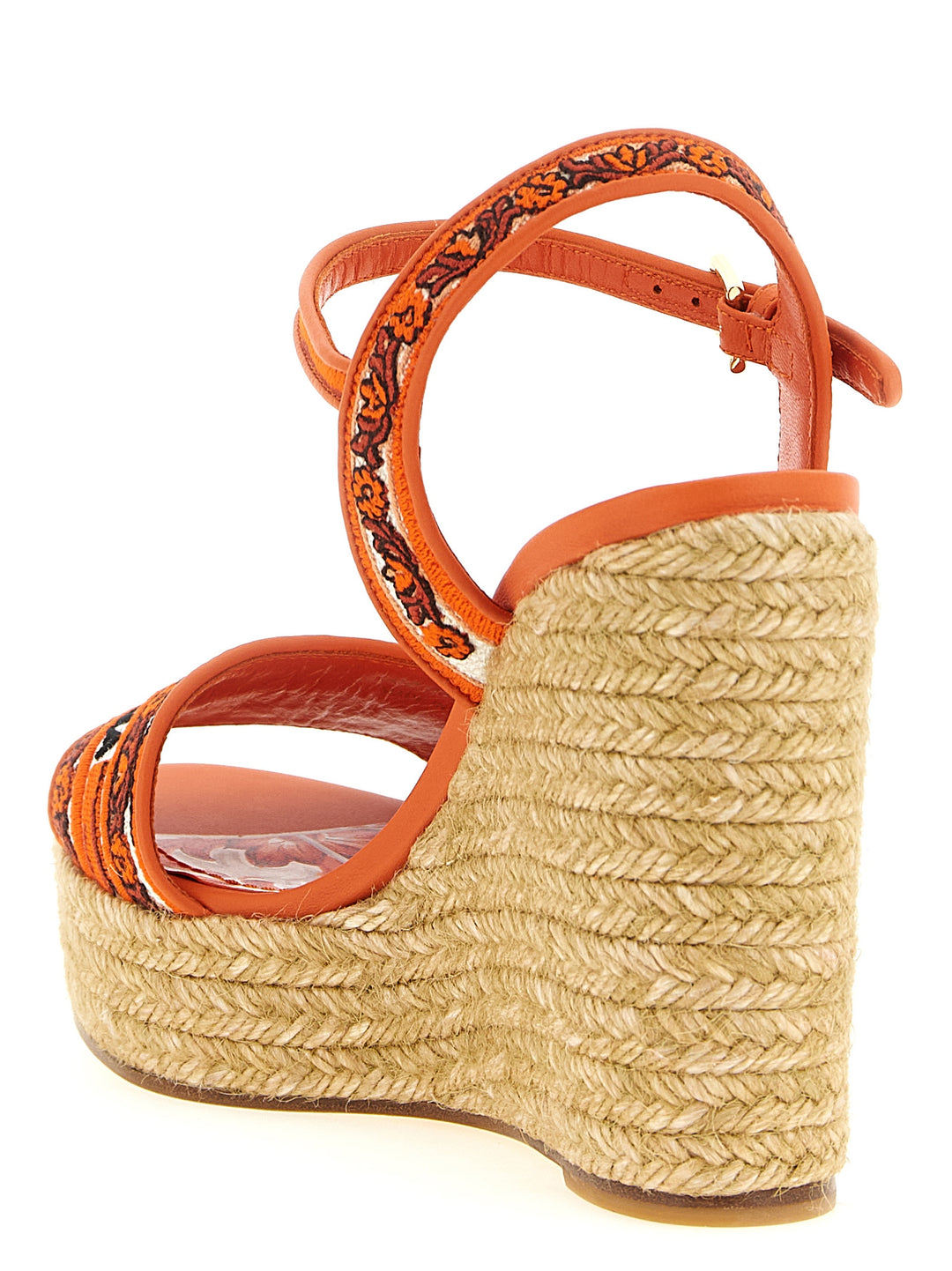 Dolce & Gabbana Maiolica Wedges - Orange | 2cadcc62119514fc618829933e37055c7b5b4176