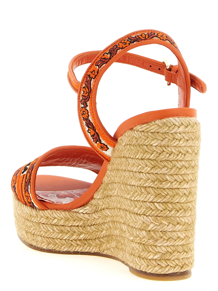 Dolce & Gabbana Maiolica Wedges - Orange | 2cadcc62119514fc618829933e37055c7b5b4176