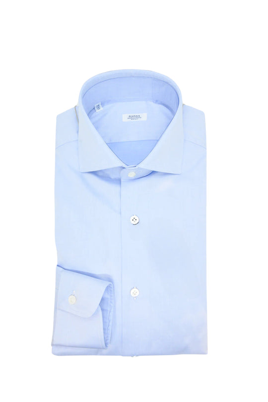 Shirt in Light Blue Cotton