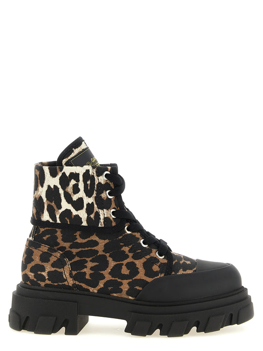 Denim Ankle Boots Boots And Ankle Boots Multicolor