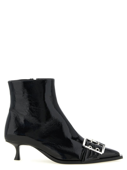 Buckle Boots And Ankle Boots Black
