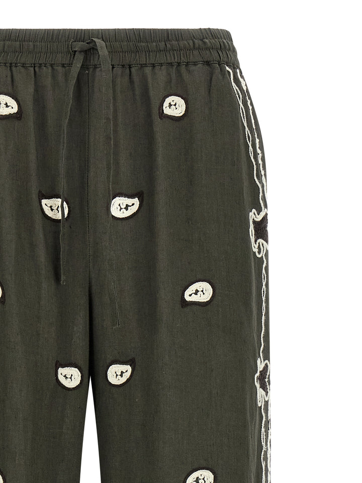 P.A.R.O.S.H. Beach26 Pants - Green | 384aeb5299756a0ae89e45e7e957ce0a8f8da5dd