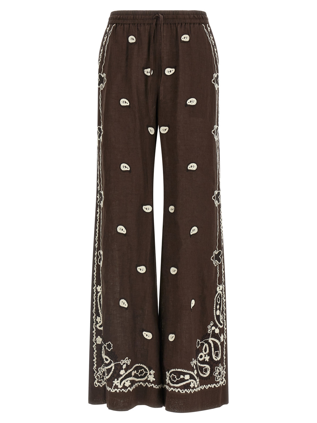 P.A.R.O.S.H. Beach26 Pants - Brown | a6c63884dbe454fa66a9c0dc1a9441f0d4d9389e