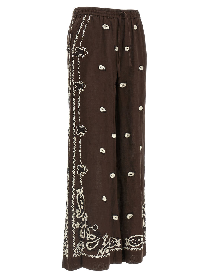 P.A.R.O.S.H. Beach26 Pants - Brown | ba8a7ceb7ac400851a494cf0ca713606787f9016