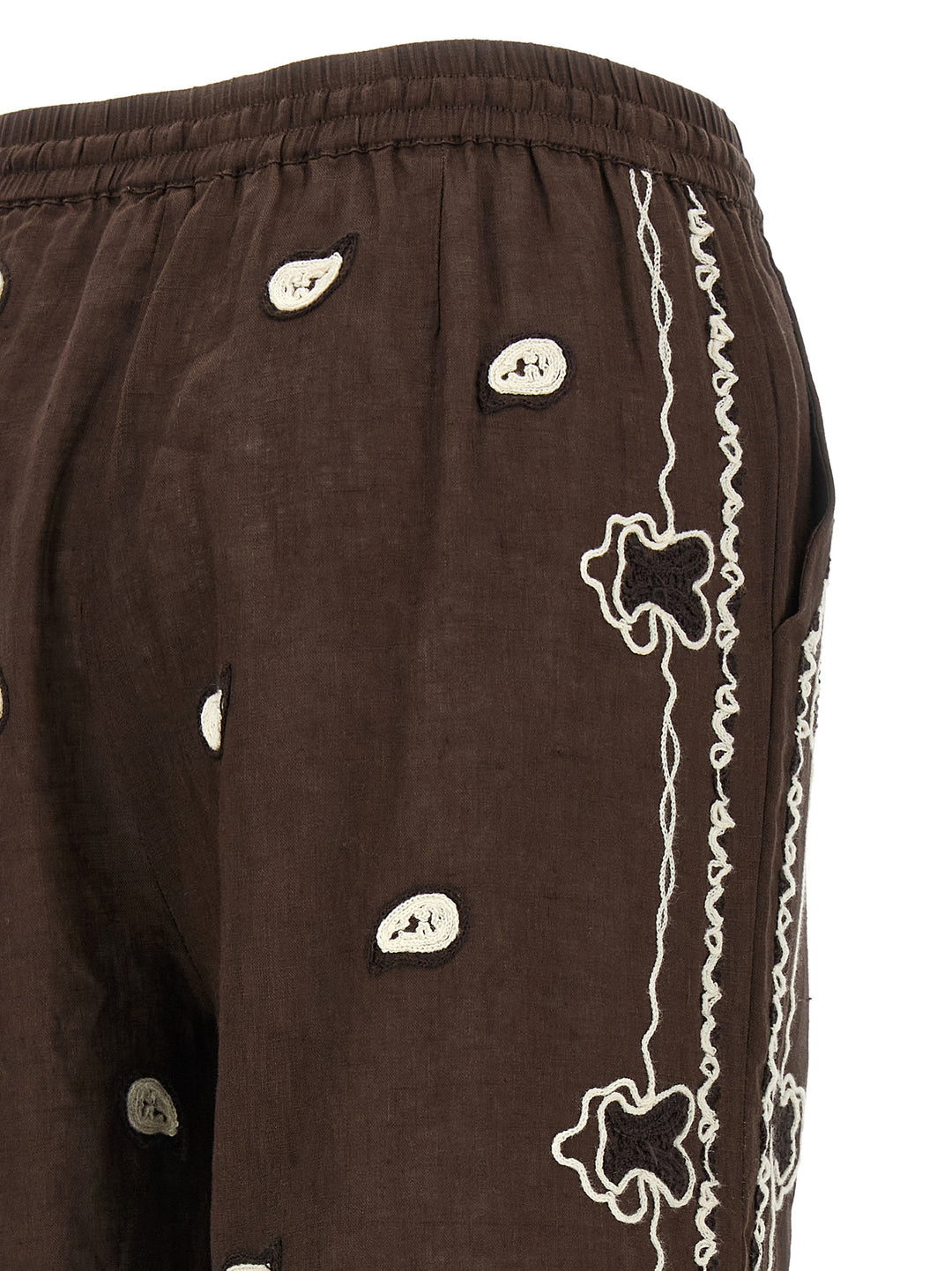 P.A.R.O.S.H. Beach26 Pants - Brown | 4d070d169a706dc1a057d9c09d127795c67f4c87