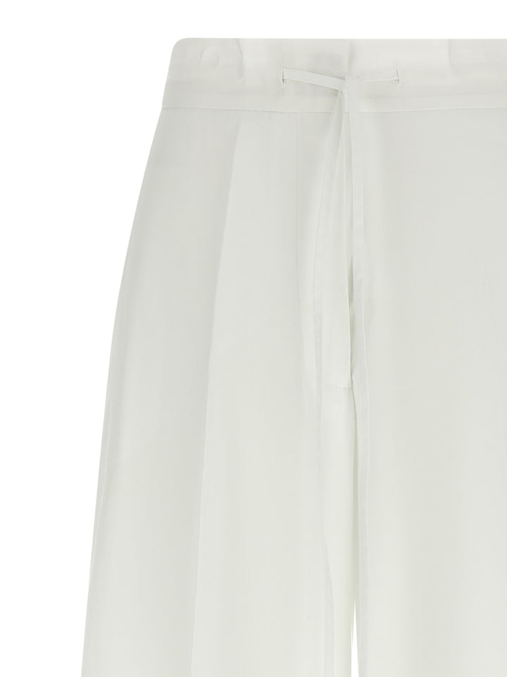 P.A.R.O.S.H. Cannes Pants - White | 5ec87f775b6946ecbb09406d40fccb8cf93588fd