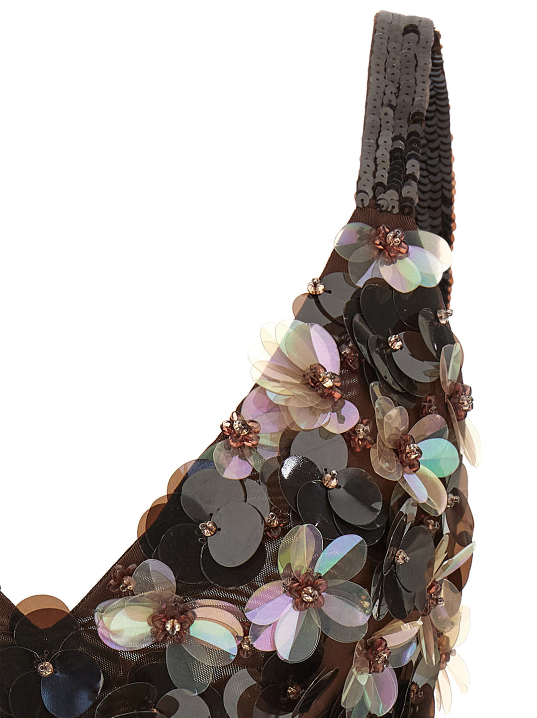 P.A.R.O.S.H. Gym Tops - Brown | 2759f3200b16d30aa3cac404ddc60a86b2be1f2d