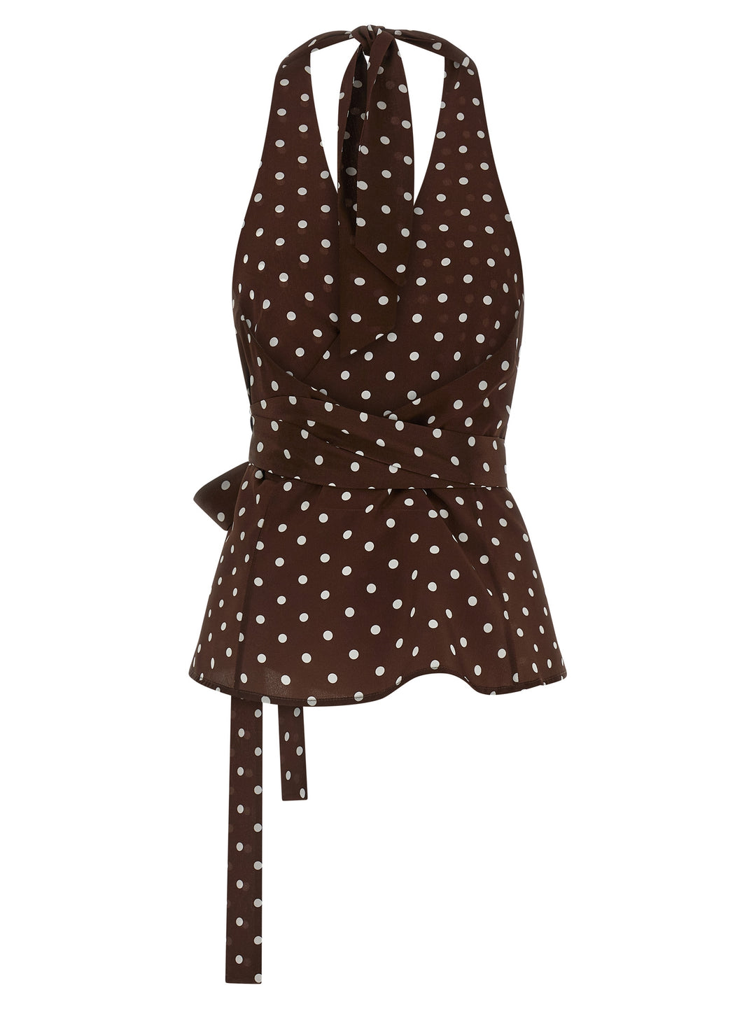 P.A.R.O.S.H. Sbillo Tops - Brown | 533e6713cdc5b06a631ec9943046c21fd6431b33