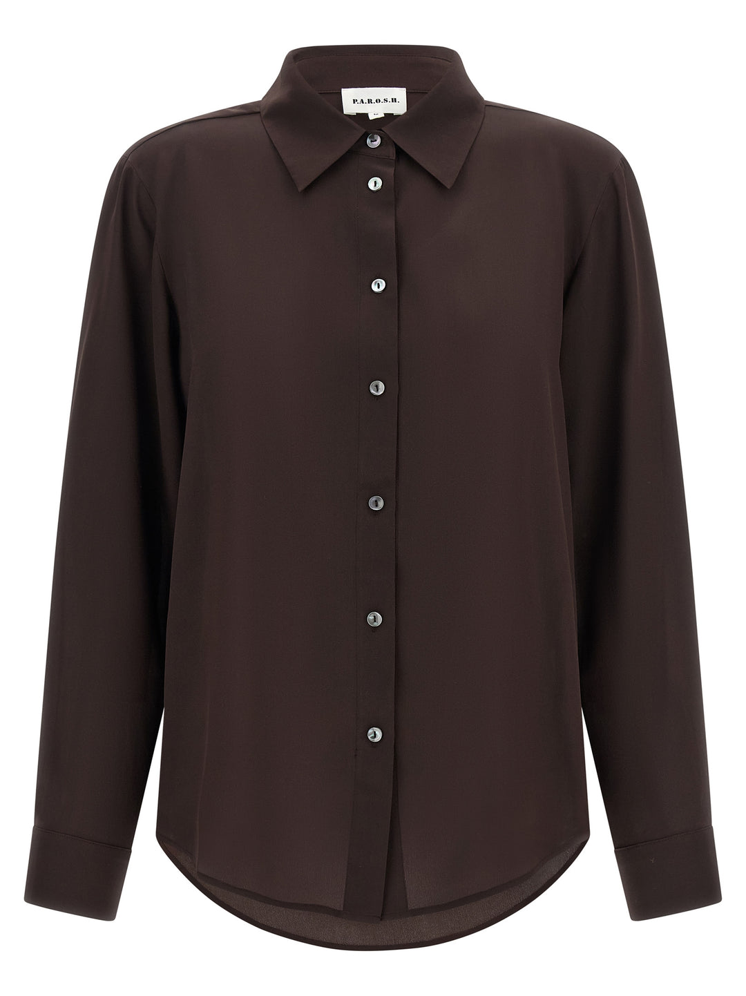 P.A.R.O.S.H. Sweet26 Shirt and Blouse - Brown | 2c1022c828ee1d78371a44a7d25552ce9693c31e