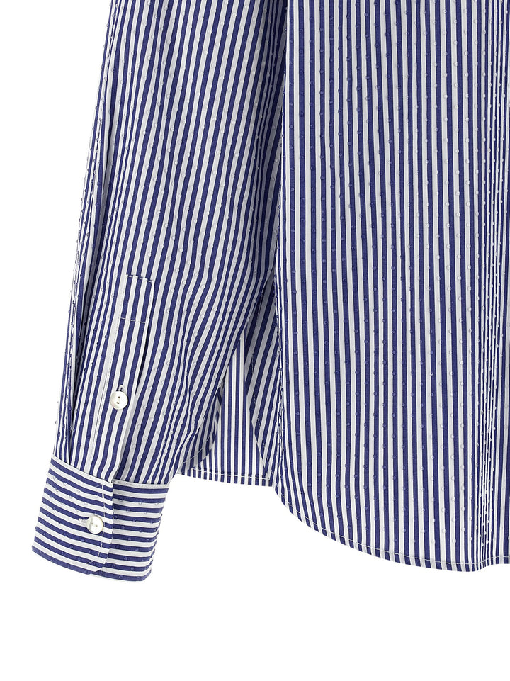 P.A.R.O.S.H. Cashine Shirt and Blouse - Blue | 253ba6109f1a0830f705fe9db543024d52ed44a6