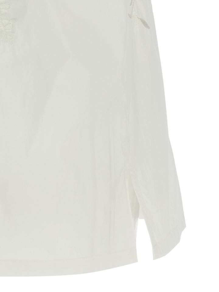 P.A.R.O.S.H. Ninja26 Shirt and Blouse - White | 6d436e714149c88d1eb1420bb6e041b13b7bf00a