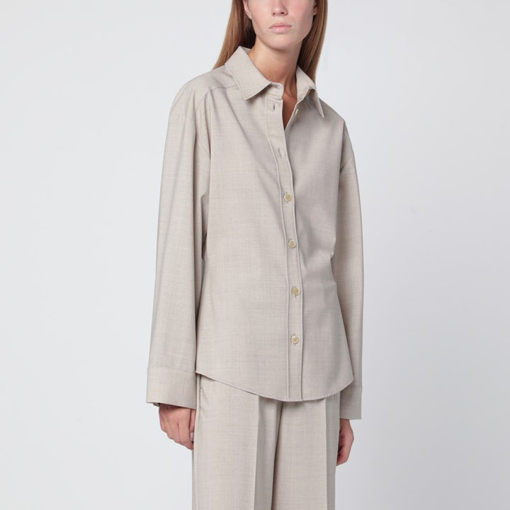 P.A.R.O.S.H. Shirts & Tops - Beige | 99f96c2cc1e39d92f92c753eec636b377eca4901