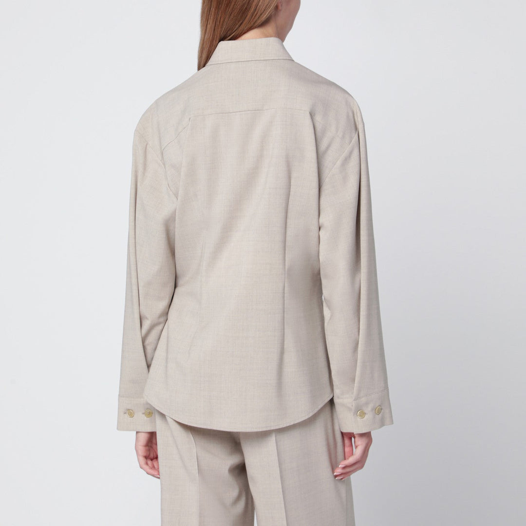 P.A.R.O.S.H. Shirts & Tops - Beige | e59b45747bc96b69dc6b14daed28a07ee1ab08dc