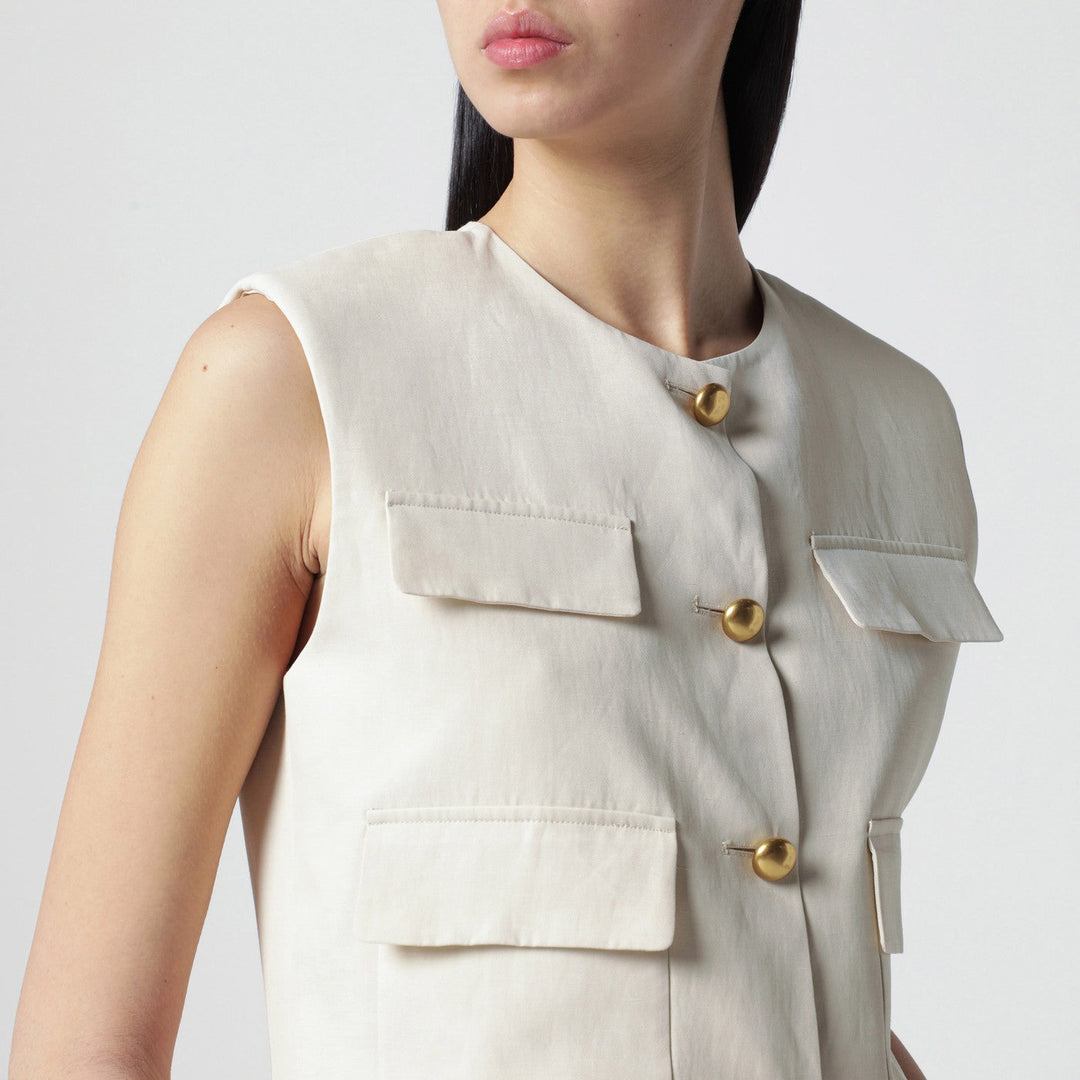 P.A.R.O.S.H. Coats & Jackets - Beige | 4932fc2db903787b503cf8438959bb04ec7e01aa