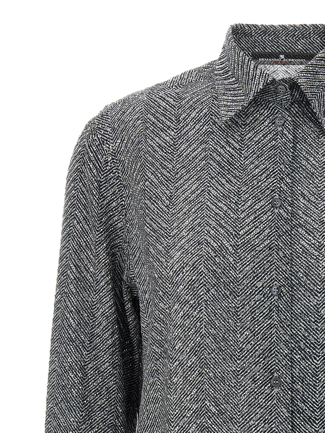 Ermanno Scervino Rhinestone Shirt Shirt and Blouse - Gray | e2930991dbfb4a69f9efda58c1e9b3f641a3a604