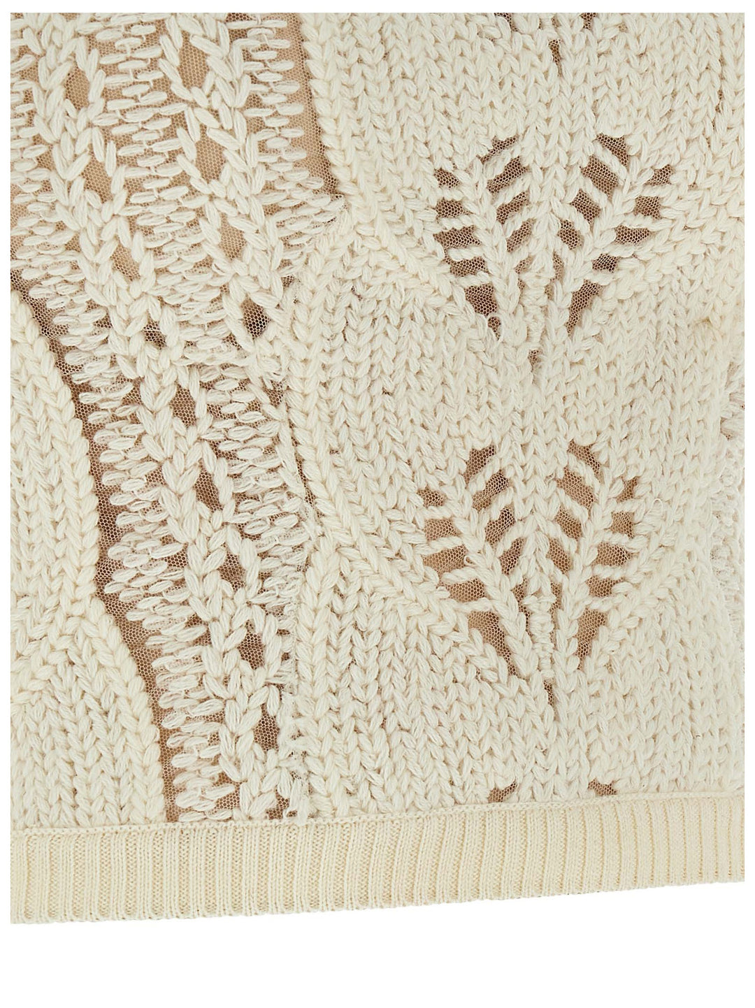 Ermanno Scervino Tricot Top Tops - White | 5ab7719735178f3b39132cfb5e1b3307ca6c9763