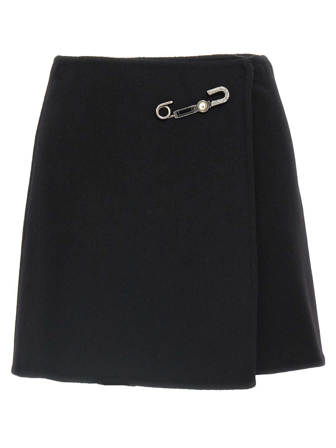 Ermanno Scervino Jewel Pin Skirt Skirts - Black | e6d1d6088cd0d6a2eb6b7efdb1524087c5bee592
