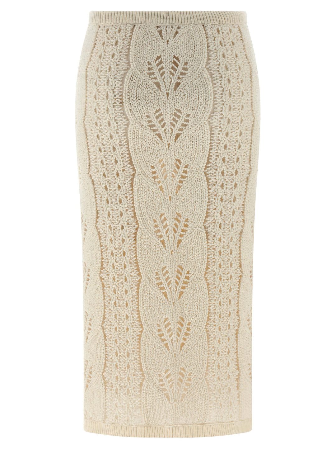 Ermanno Scervino Tricot Skirt Skirts - White | ab12c5047327b33eebbead306d1352f27f06c205