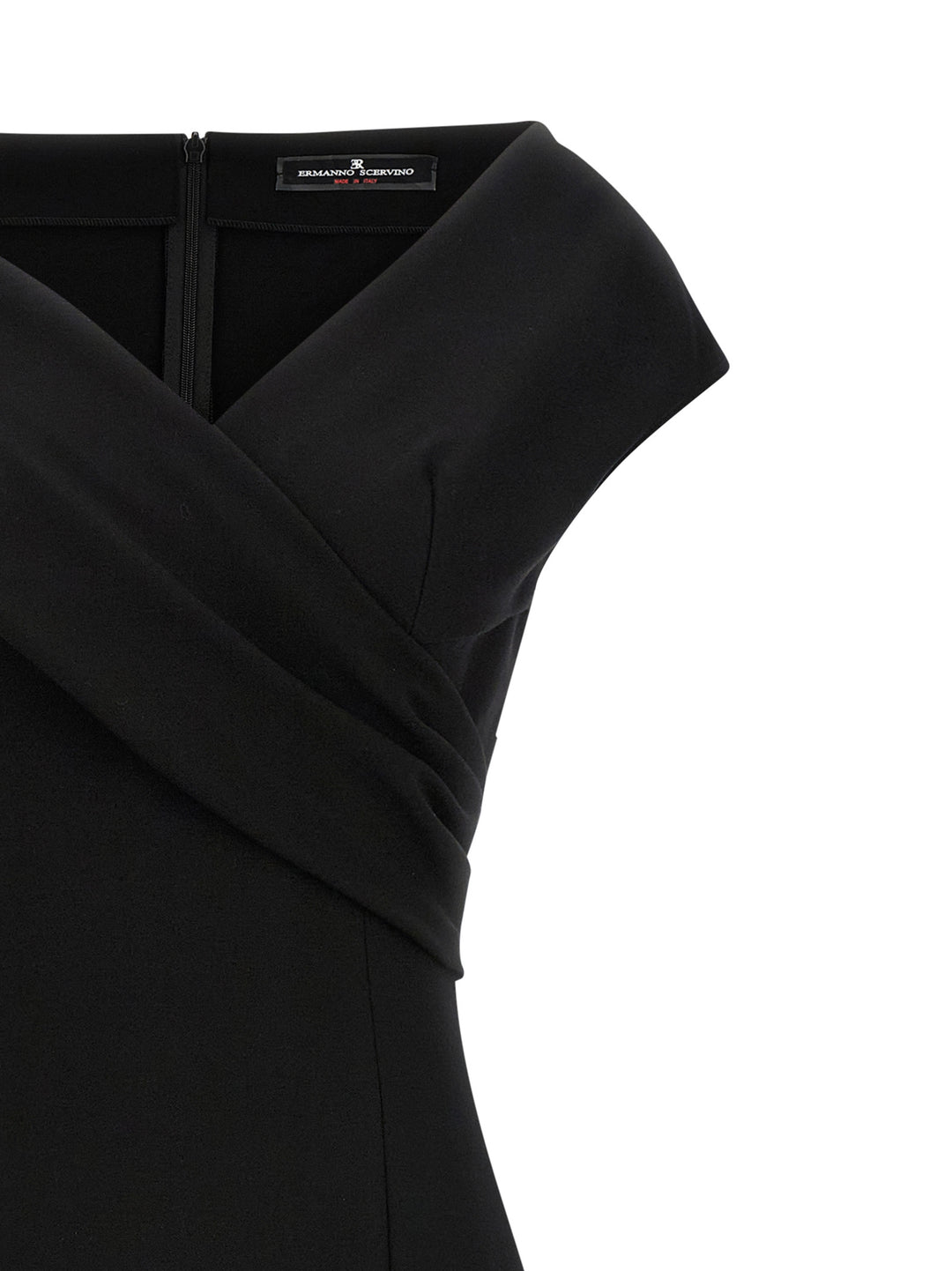 Ermanno Scervino Crossover Dress Dresses - Black | 85460952e9972436b66bb1c1d782ddc49b5a5cd3