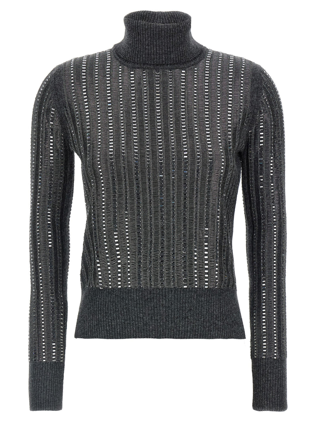Ermanno Scervino Crystal Sweater Sweaters and Cardigans - Gray | 579eb6a40dc2ff6c36ee4221dd7f5b3e41795da2