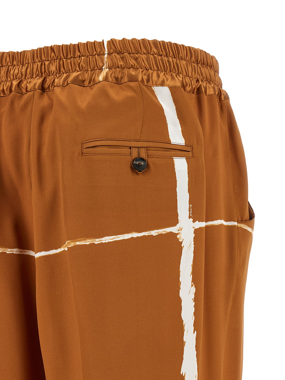 Kiton Silk Pants - Brown | 83dd2d09eed40e74b9867ccaba1ea78184f9ea28