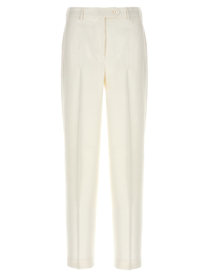 Kiton Cigarette Pants - White | 3aee8f1f2fd73e0893067cad88591d2c2627ac26