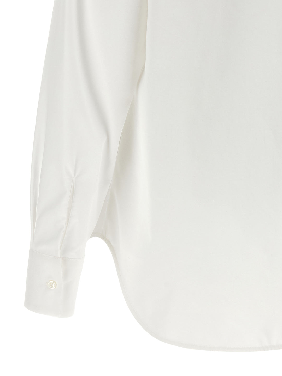 Ermanno Scervino Embroidery Cotton Shirt Shirt and Blouse - White | 4c648f6711ecb1e8bc1c027720509f49c0d2ed52