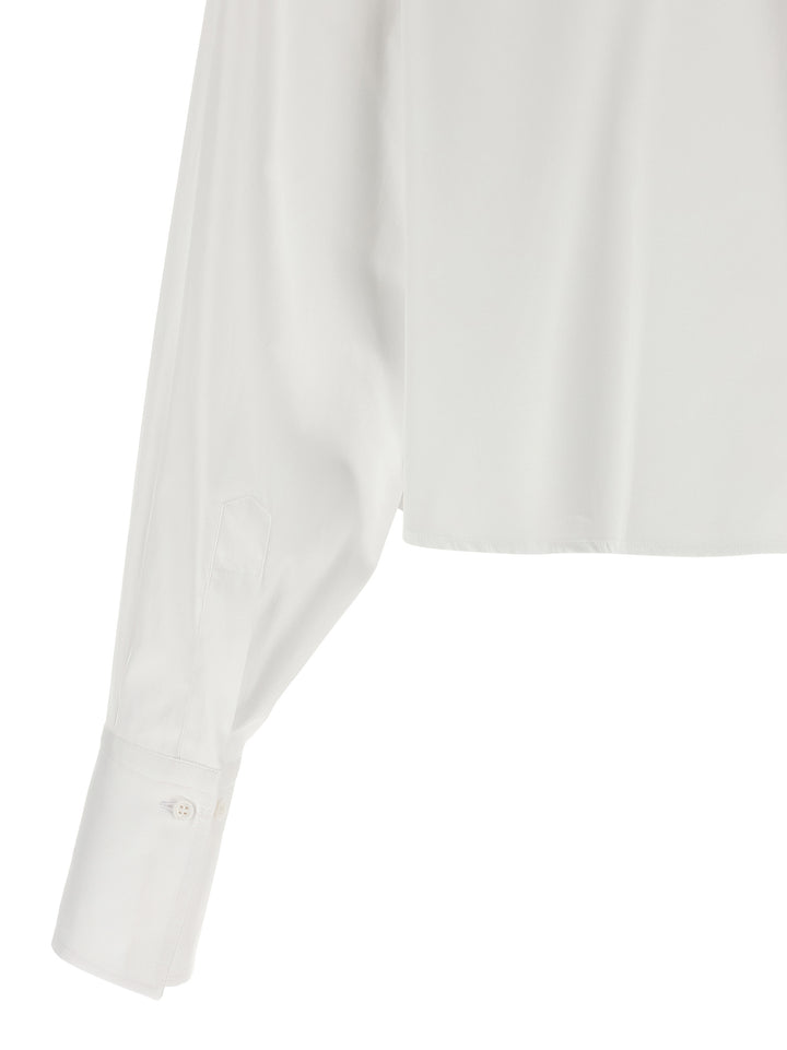 Ermanno Scervino Plastron Shirt Shirt and Blouse - White | 3c517a0d2c2e275ede9c2579286330146a8be5b2