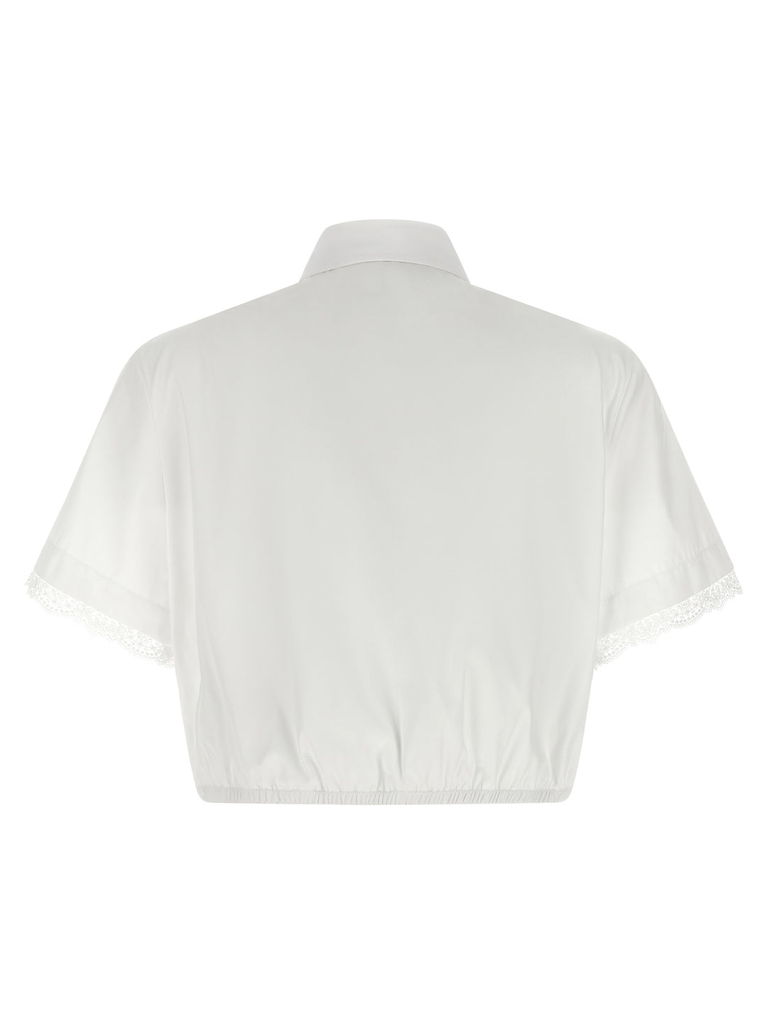 Ermanno Scervino Lace Insert Shirt Shirt and Blouse - White | a0d42c6d946d6adab9df294a079531f86aa6c6d1