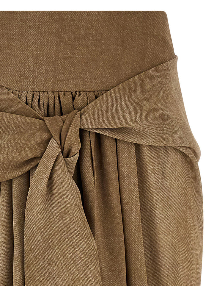 Ermanno Scervino Marocain Skirt Skirts - Beige | 1aedfc8e618023767dfe3e620ebd77f9d235a4dd