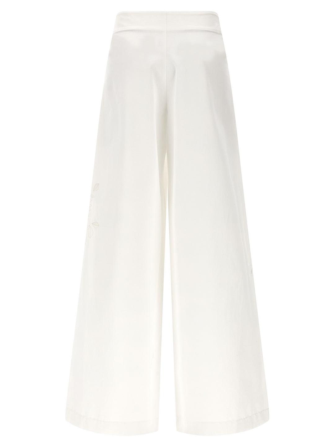 Ermanno Scervino Lace Insert Pants - White | 3971131c10c04ecbe388862ddca9a29c3ff5ea5b