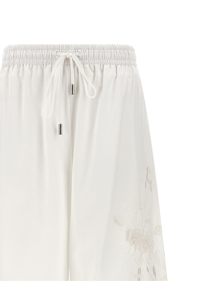 Ermanno Scervino Lace Insert Pants - White | b8b82734eef9888eb45bee4d0a250101a66ca908