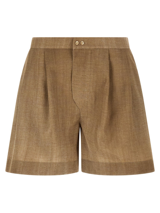 Marocain Shorts Bermuda And Short Beige