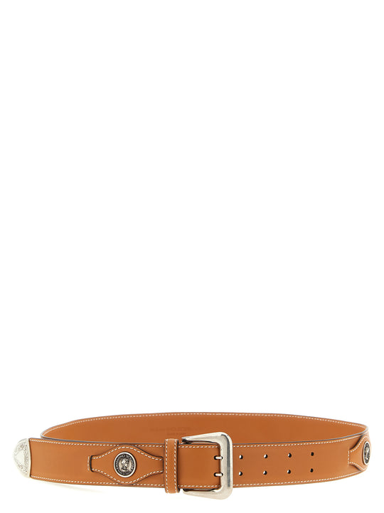 Logo Coin Belt Belts Brown