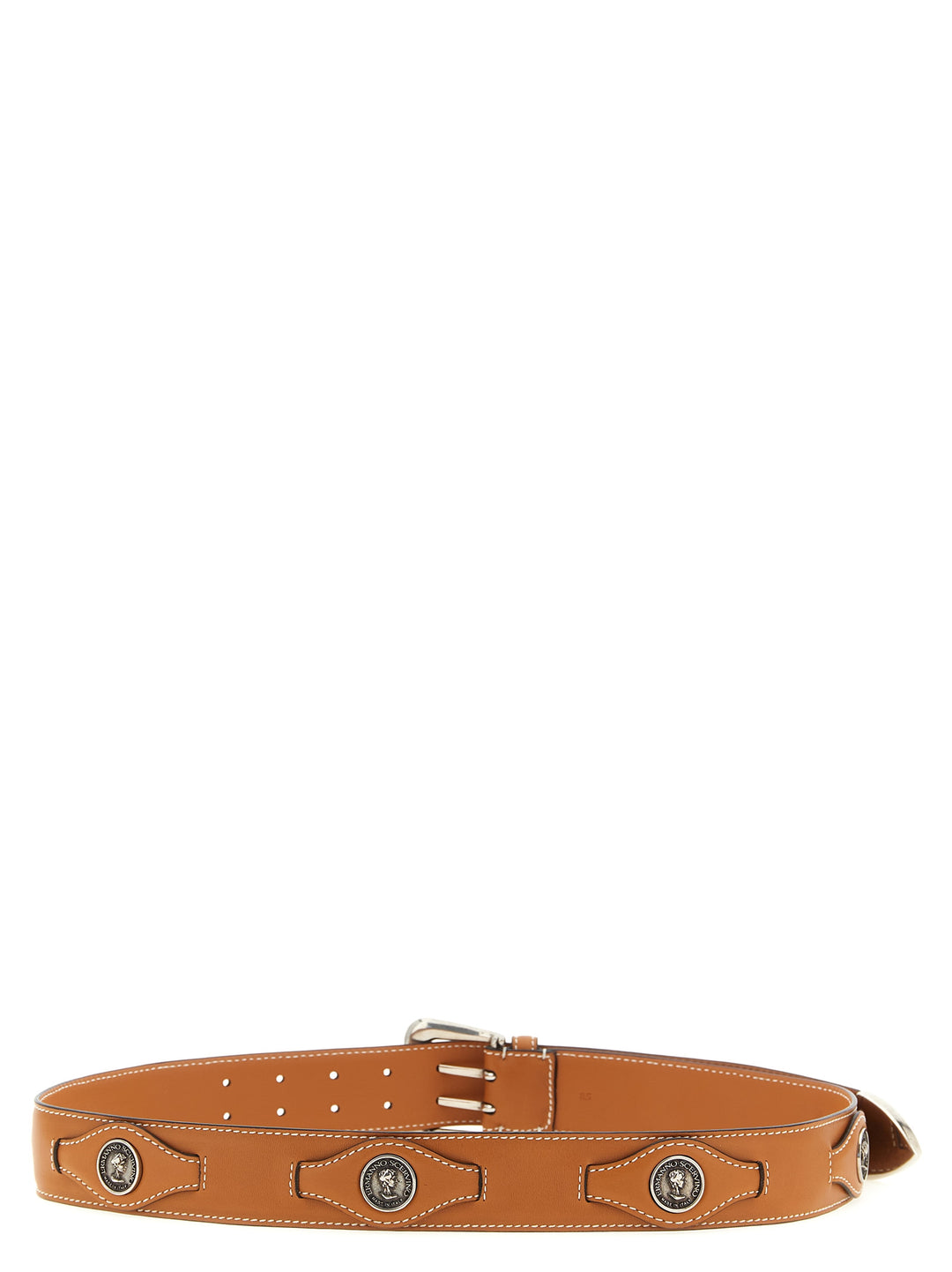 Ermanno Scervino Logo Coin Belt Belts - Brown | 3a4826cbe76aca85f2b50e0fdb6824adb6925748