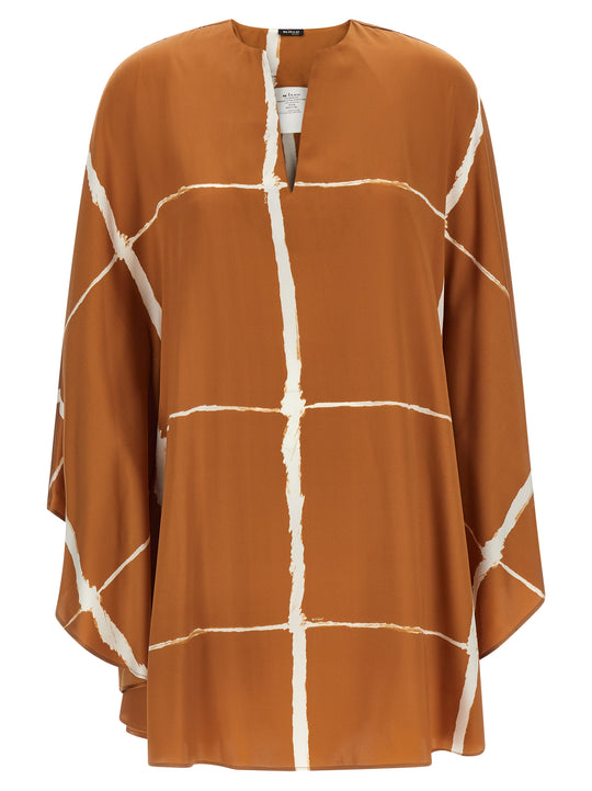 Caftan Blouse Shirt And Blouse Brown
