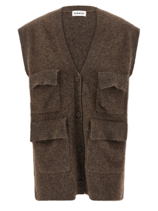 Lacoon Gilet Brown