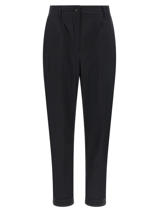 Poplin Pants Black