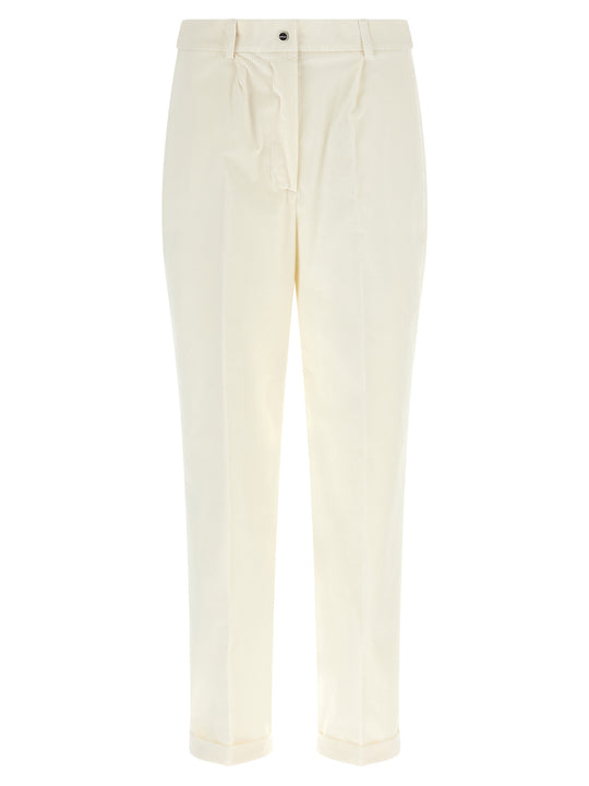 Corduroy Pants White