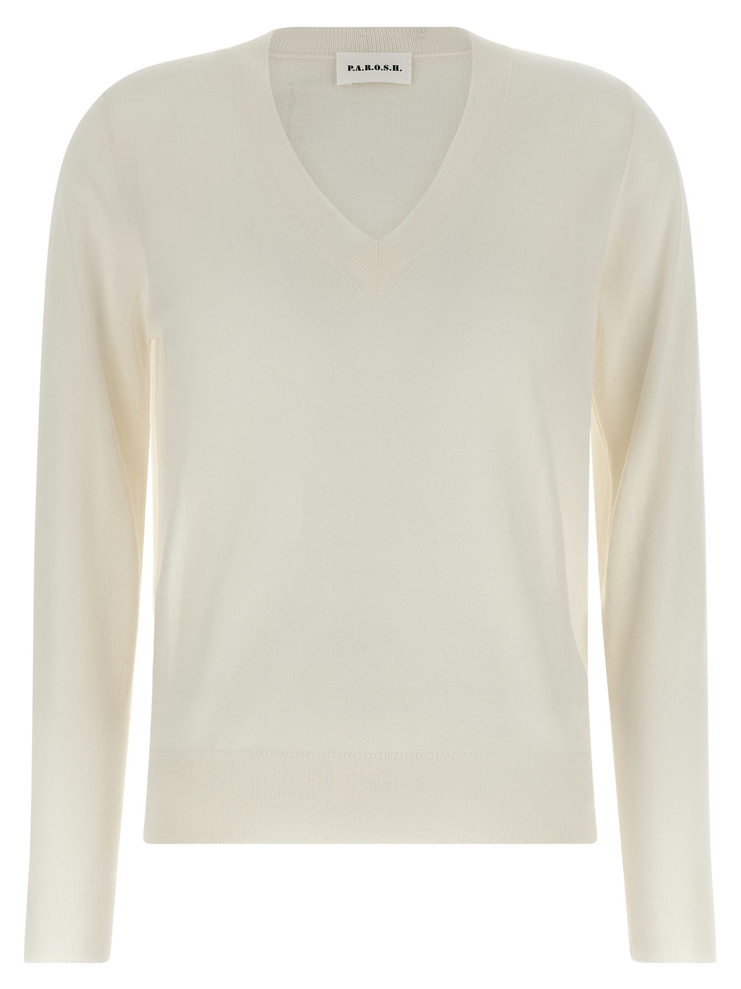 P.A.R.O.S.H. Linfa26 Sweaters and Cardigans - White | 4069a6ebffdf89e220720ba9e244ac2340573e4d