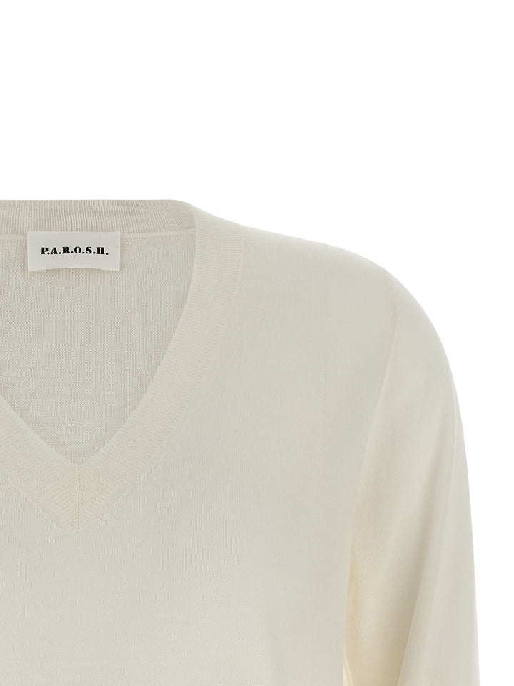 P.A.R.O.S.H. Linfa26 Sweaters and Cardigans - White | 30c2a0e51248be9dc647aeb9aa1a656166cc18af