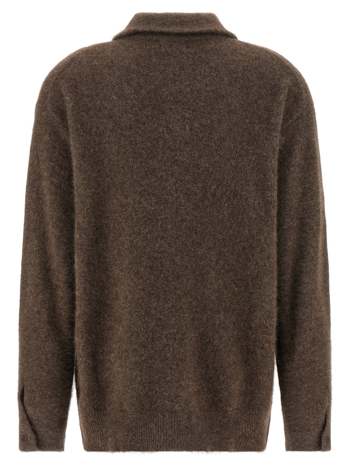 P.A.R.O.S.H. Lacoon Sweaters and Cardigans - Brown | 554ae68c6144357d6c9355bec1f14969d649a1c9