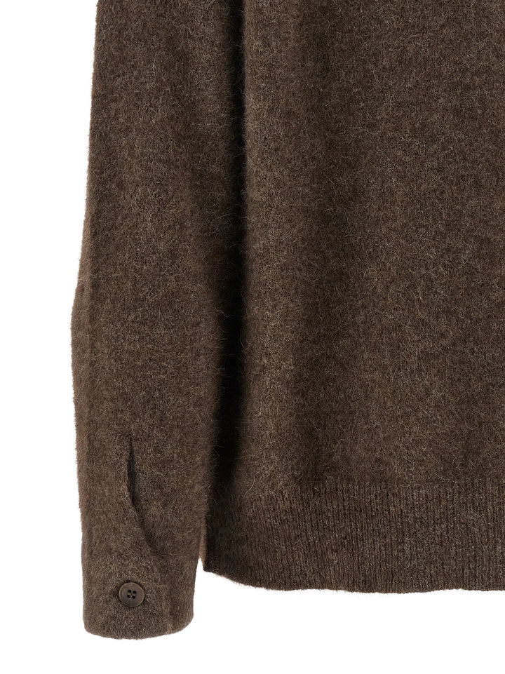 P.A.R.O.S.H. Lacoon Sweaters and Cardigans - Brown | 873c5d25c99ebad69f2ddedb29985964635ae22e