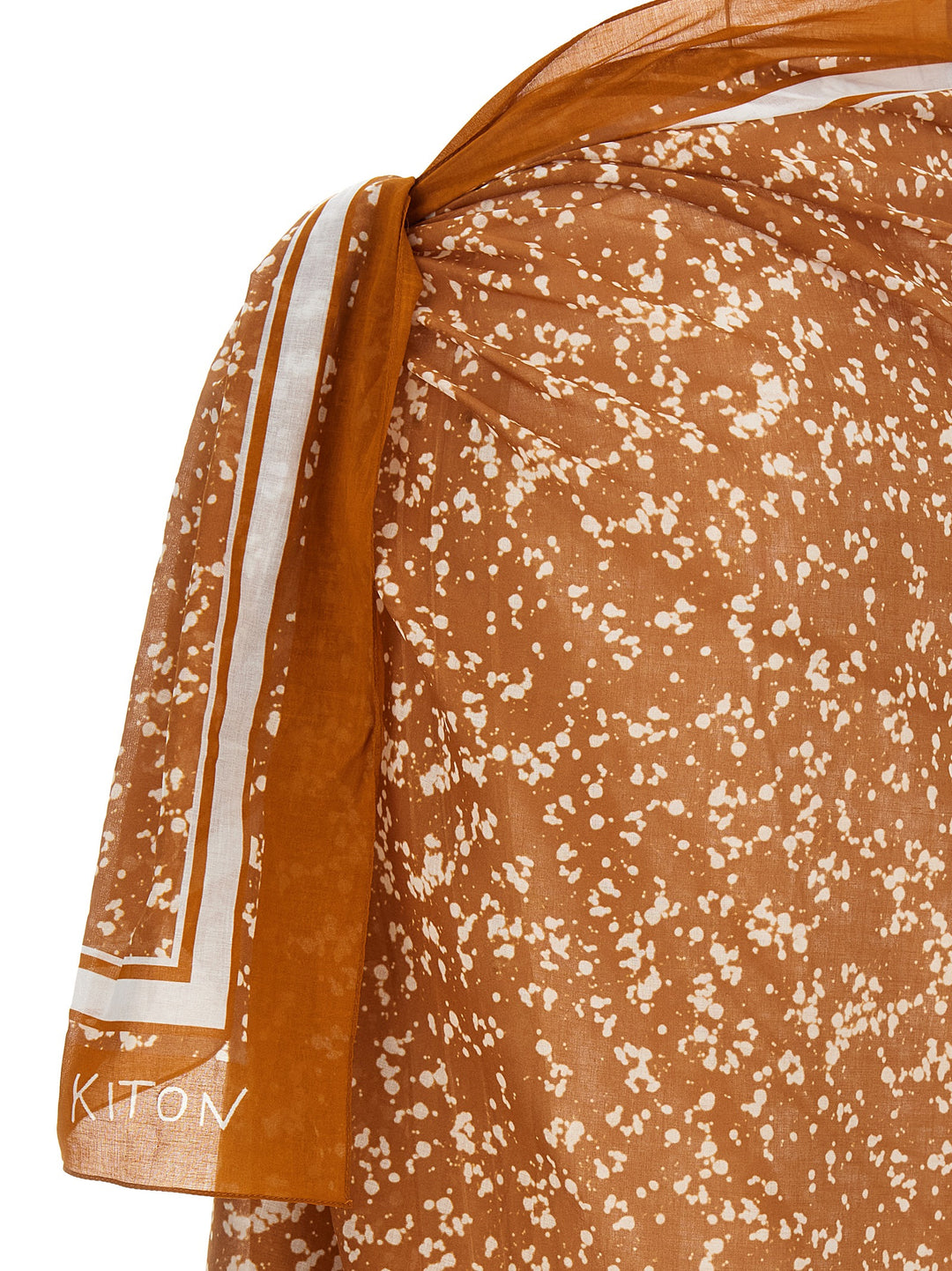 Kiton Sarong Skirt Beachwear - Brown | 571f60202a05864829836bf383e3195d0235bb6a