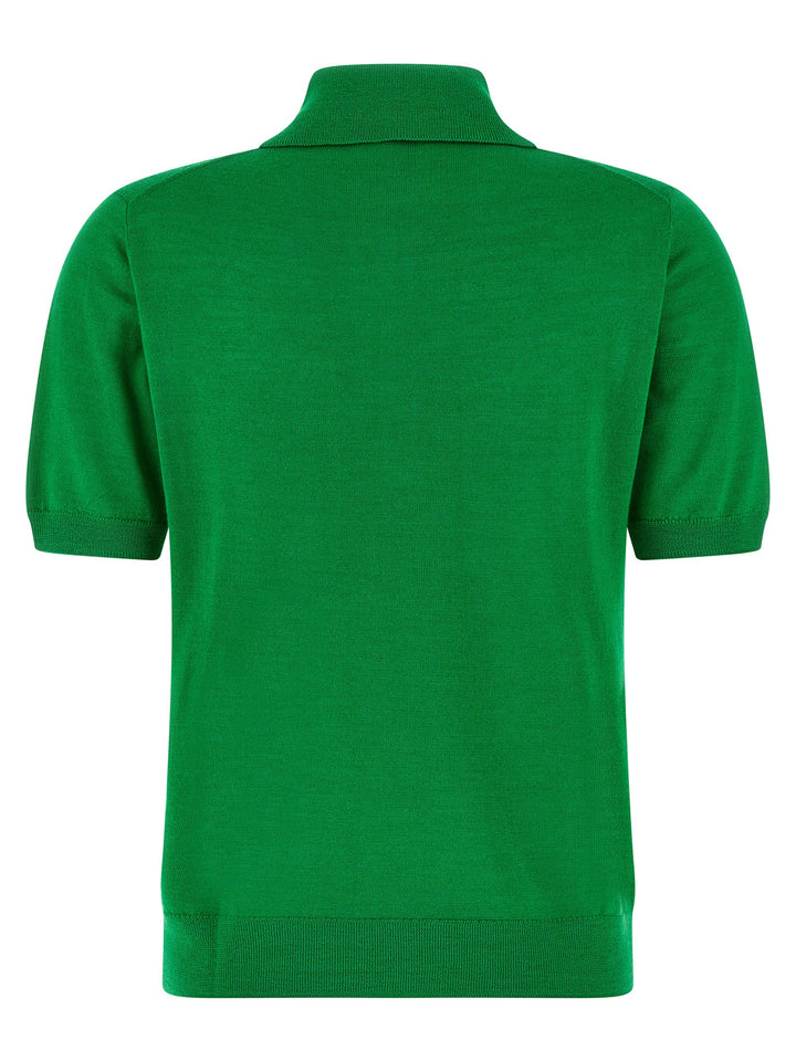 P.A.R.O.S.H. Linfa26 Polo - Green | c310fce028f91e00e16efe8823d7b587e2c00a18