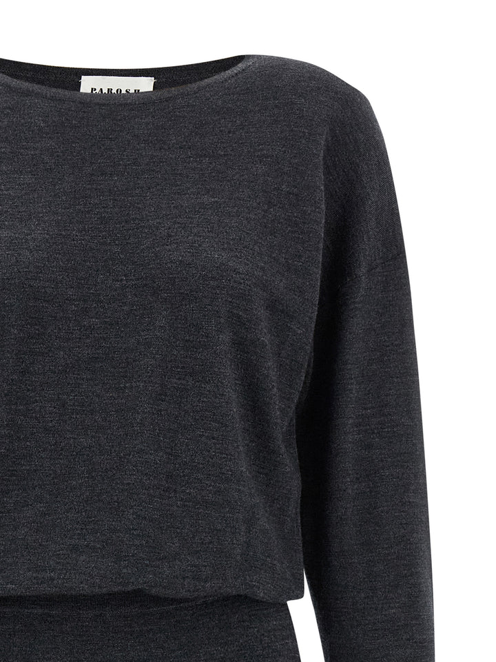 P.A.R.O.S.H. Lime25 Dresses - Gray | 284152162bde965531b1bff664b08296c15d888d