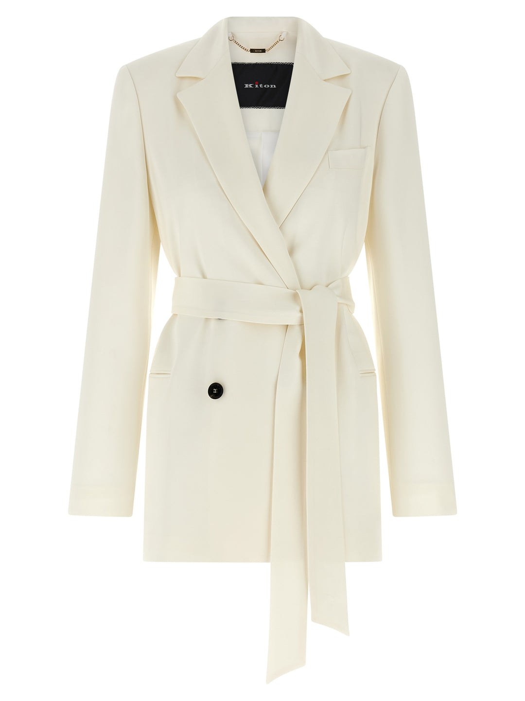 Kiton Silk Blazer BlazerS - White | 0b965372810b144a38baeb0bc69e90559f5209ad